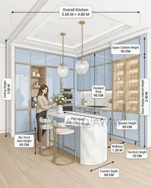 Kitchen Cabinets Customization Services 1,050,000/- Per Running Meter