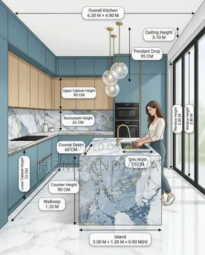 Kitchen Cabinets Customization Services 1,050,000/- Per Running Meter
