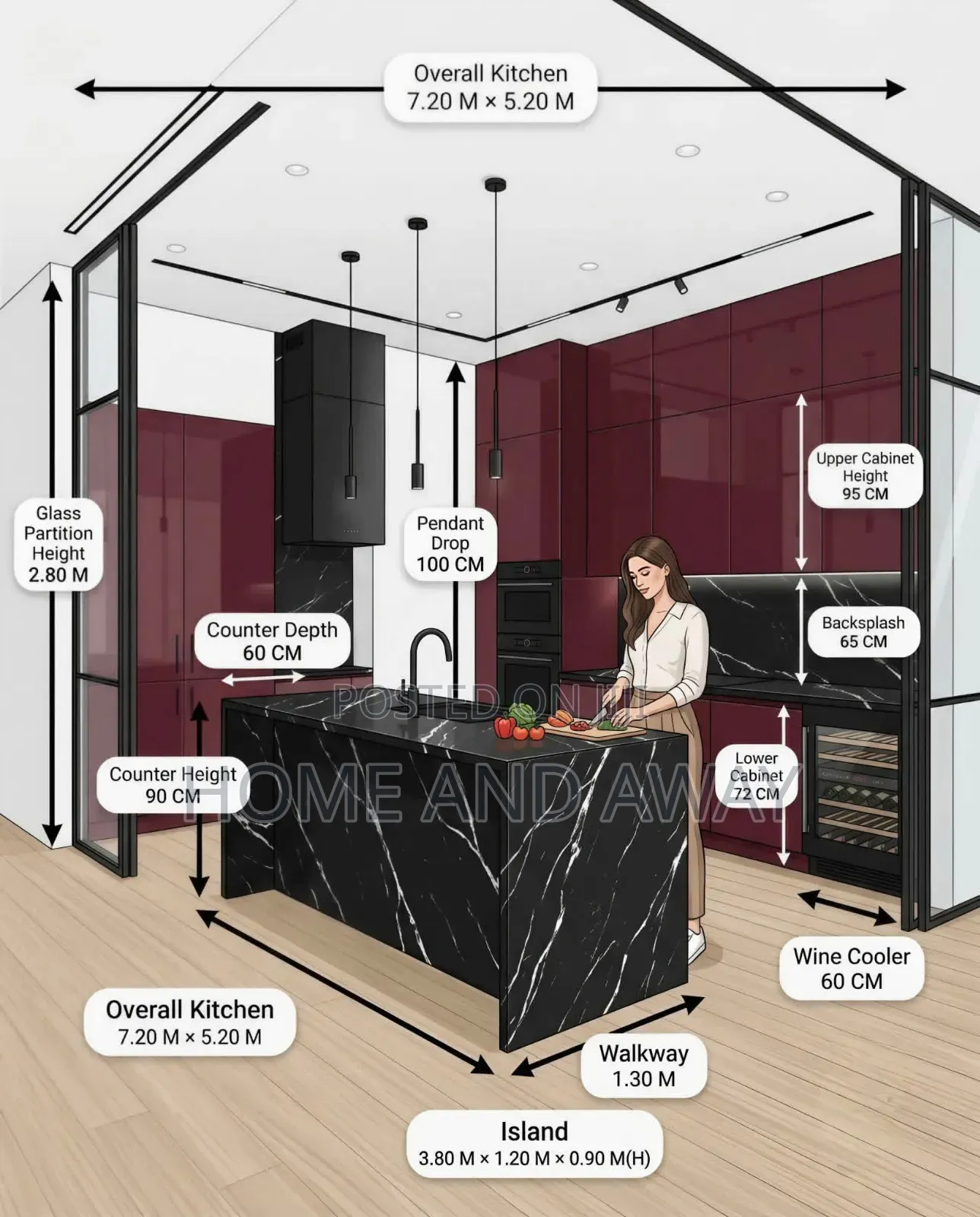 Kitchen Cabinets Full Self Contained Setup From 12,000,000/- Order Now