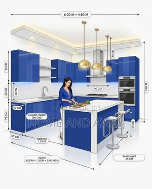 Kitchen Cabinets Full Self Contained Setup From 12,000,000/- Order Now