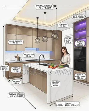Kitchen Cabinets Full Self Contained Setup From 12,000,000/- Order Now