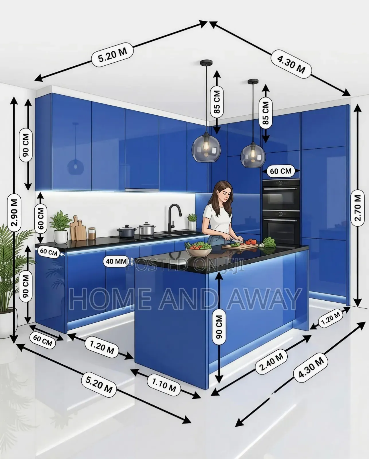 Kitchen Cabinets/Blue House Kitchen Cabinets From 9,500,000/-