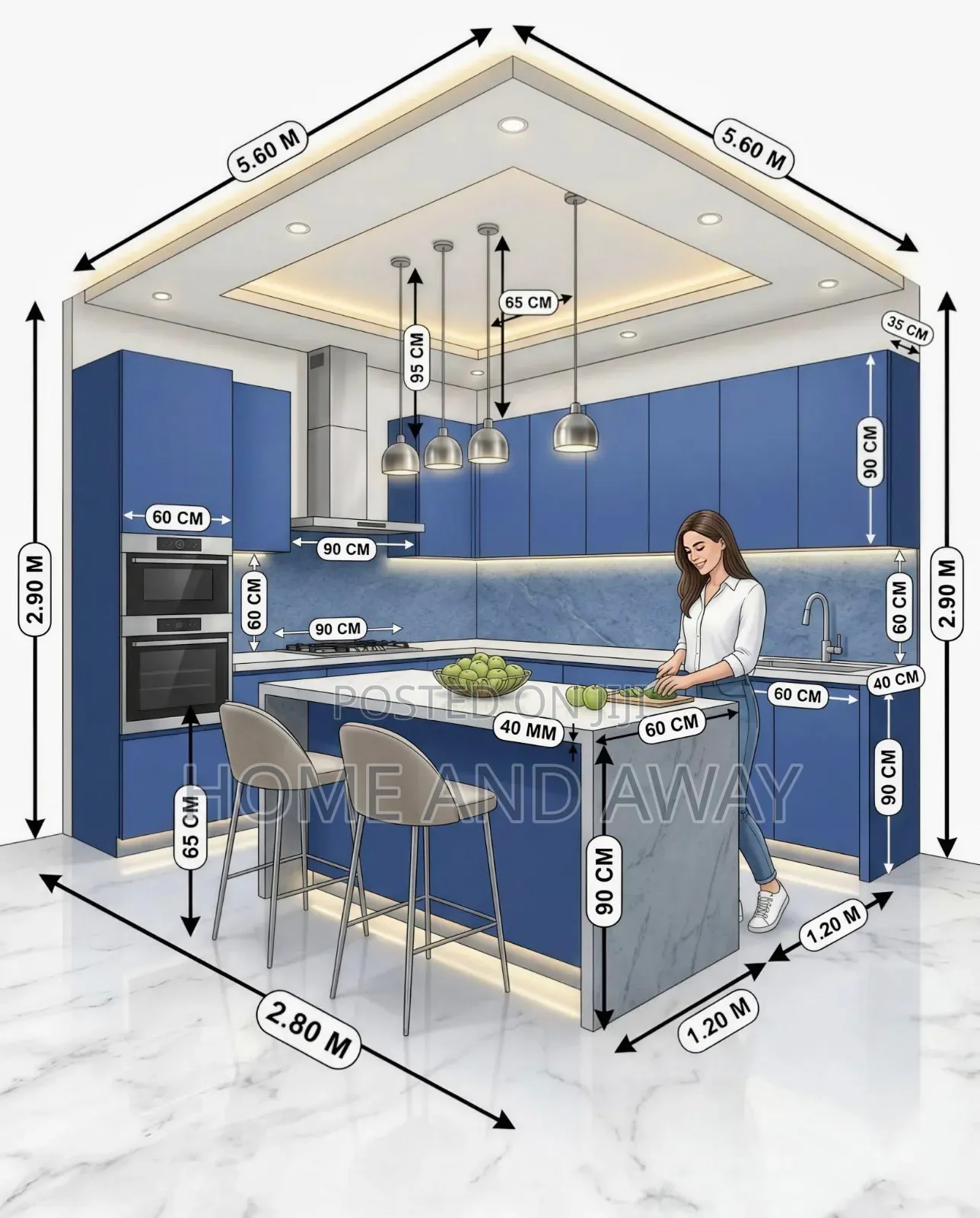 Kitchen Cabinets/Blue House Kitchen Cabinets From 9,500,000/-