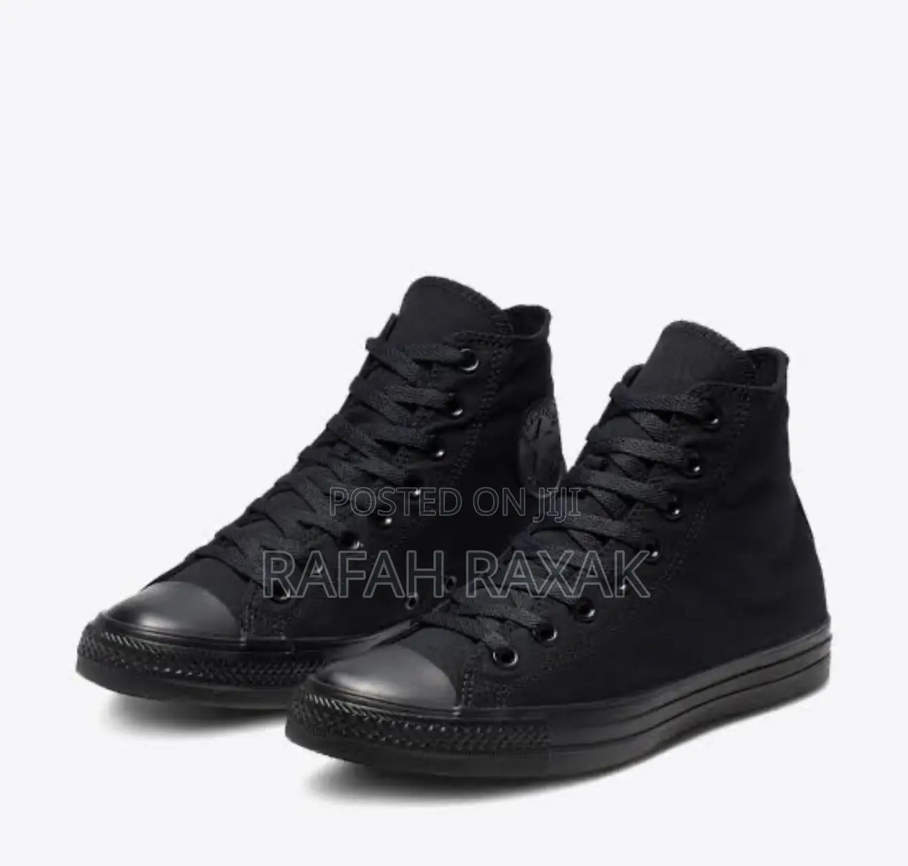 Original Triple Black High Top All-Star Converse Chuck Taylor Sneakers