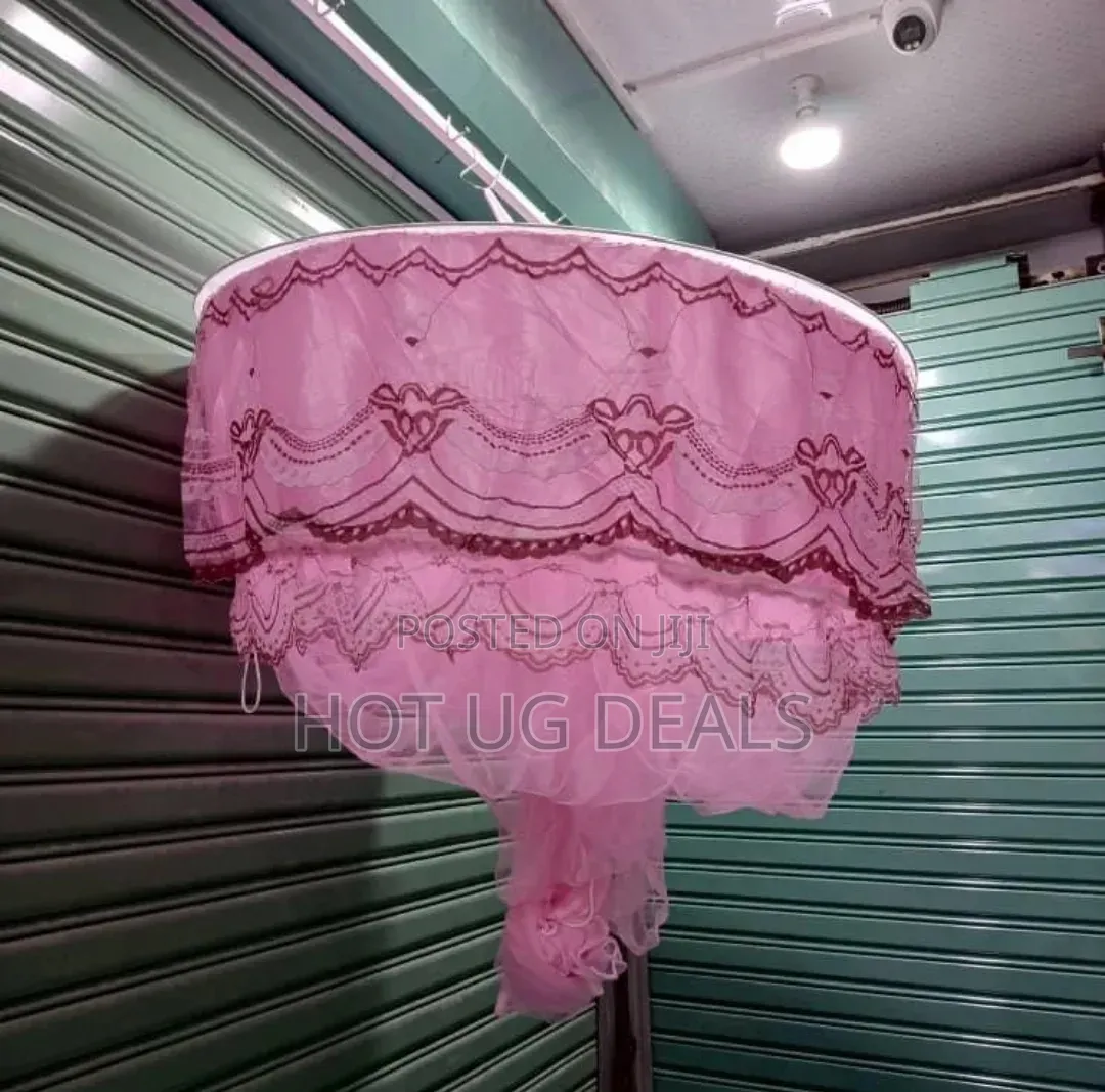 6x6 King Size Round Mosquito Net- Purple