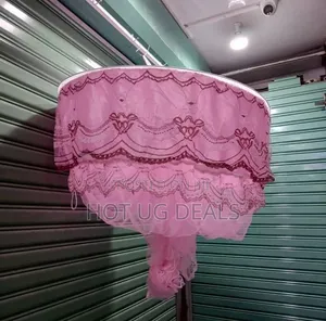 6x6 King Size Round Mosquito Net- Purple