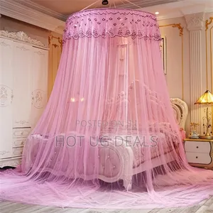 6x6 King Size Round Mosquito Net- Purple