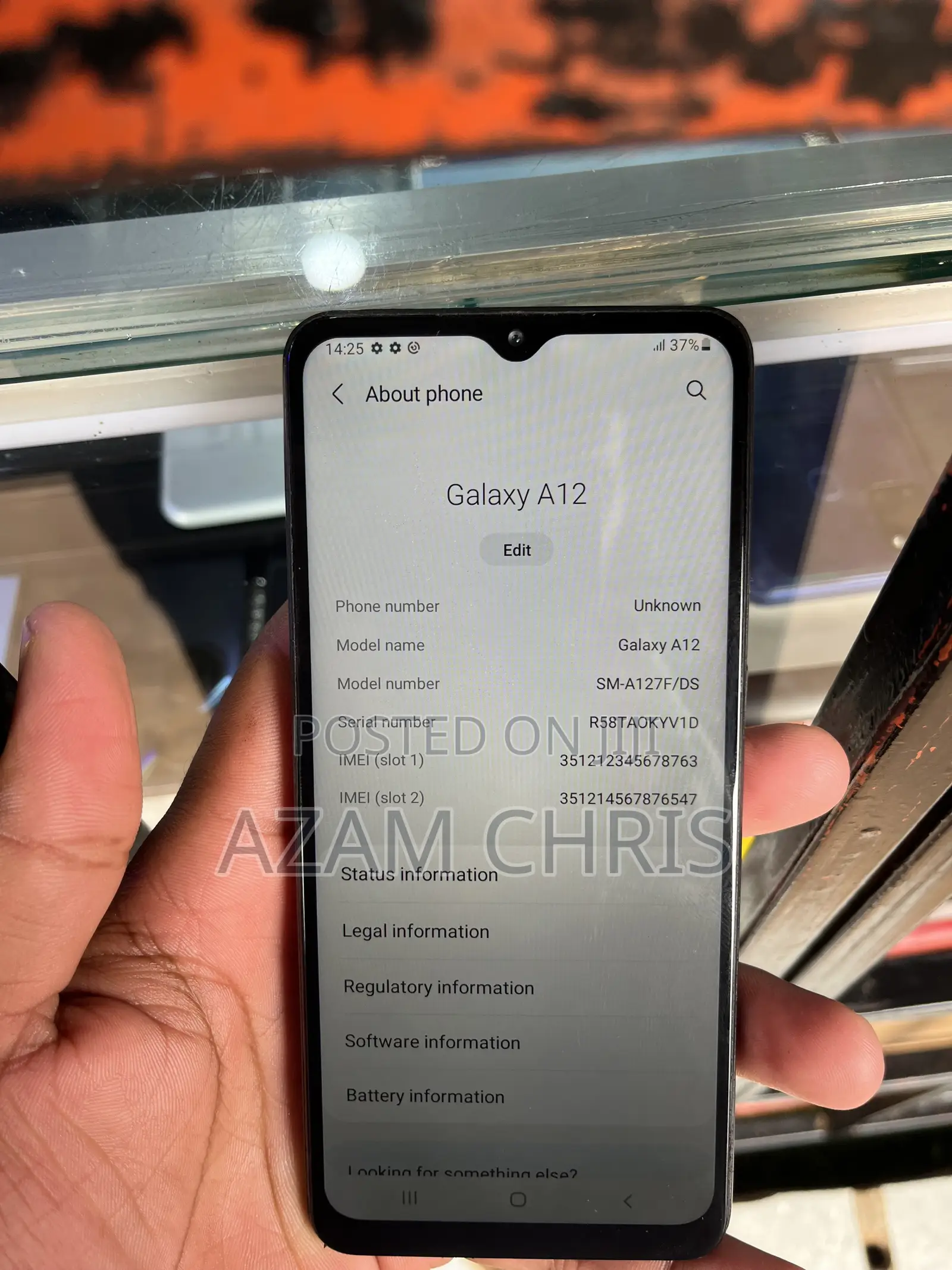 Samsung Galaxy A12 64 GB Black