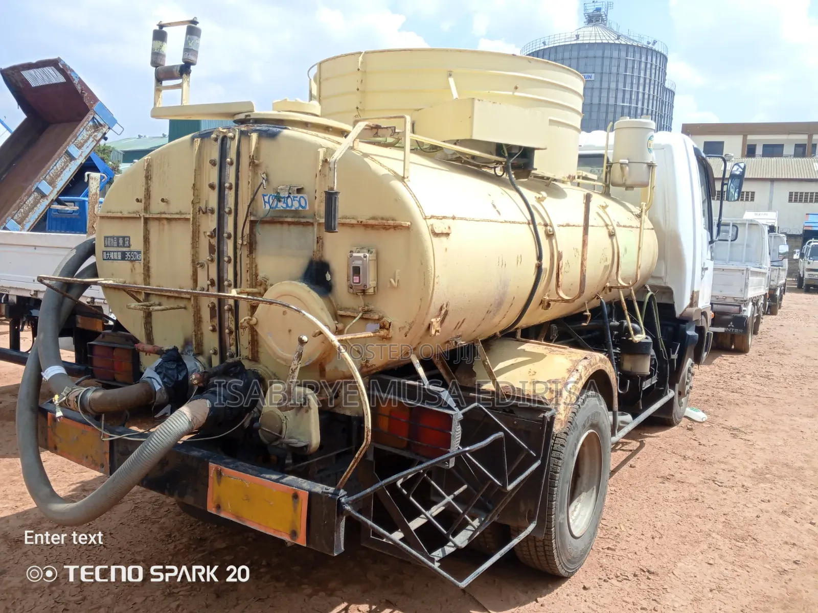 Sewage Tank Hino Single Light