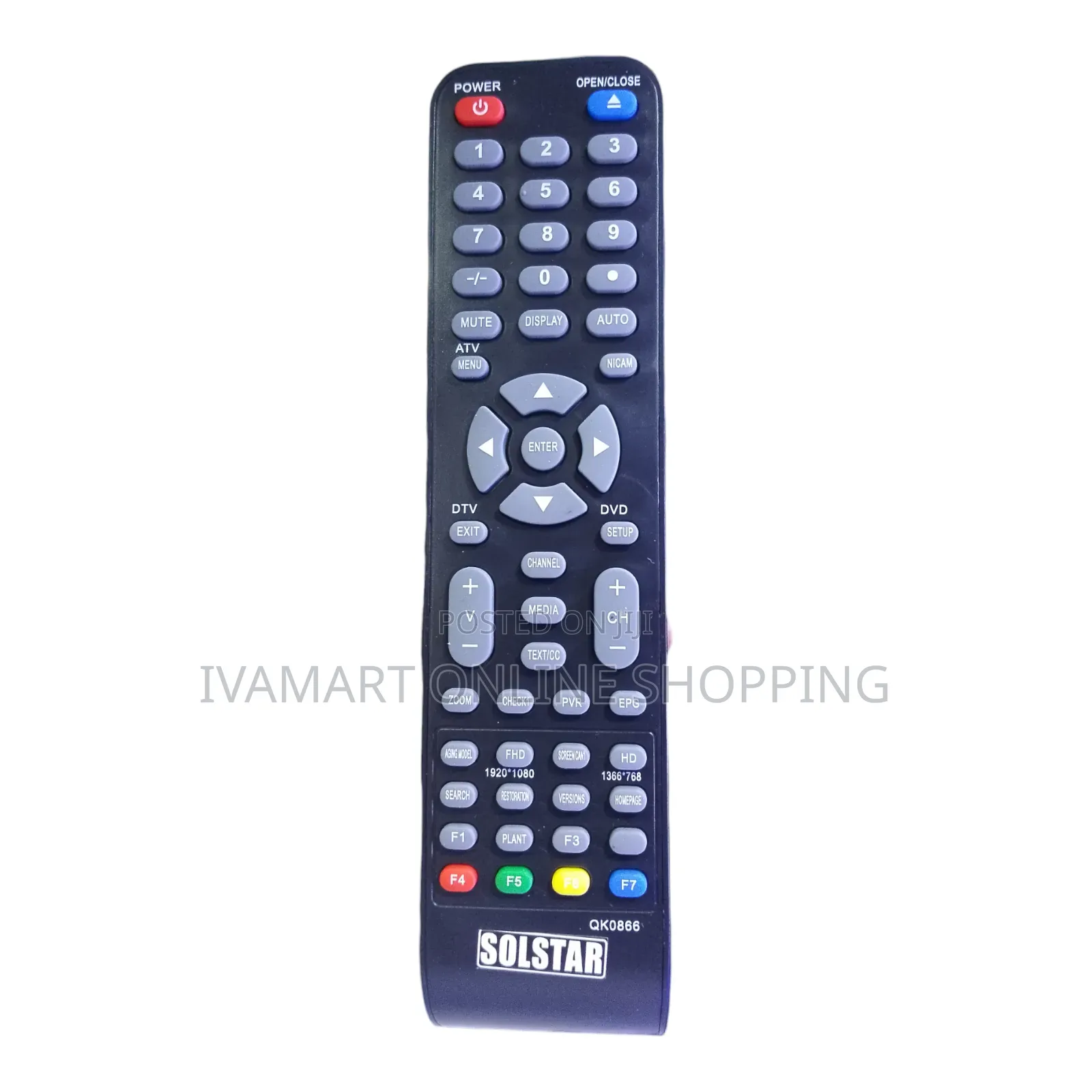 Solstar TV Remotes - Digital or Smart TVs
