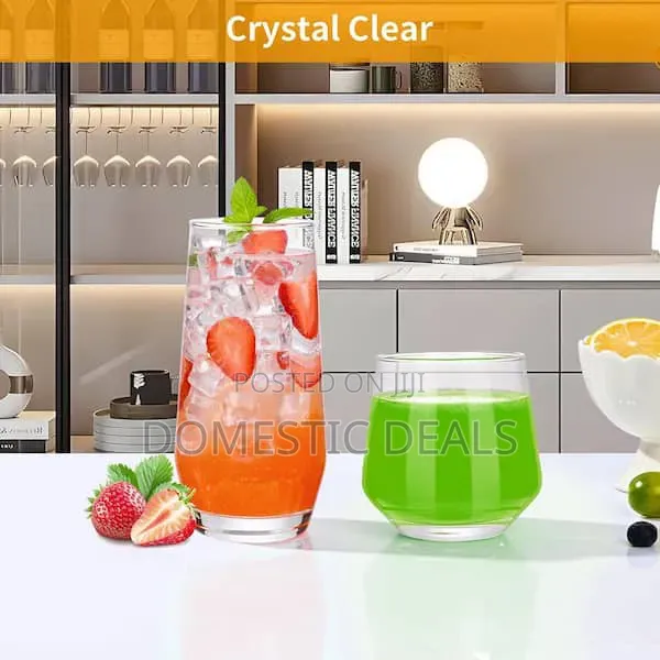 12pcs Stemless Juice Glasses