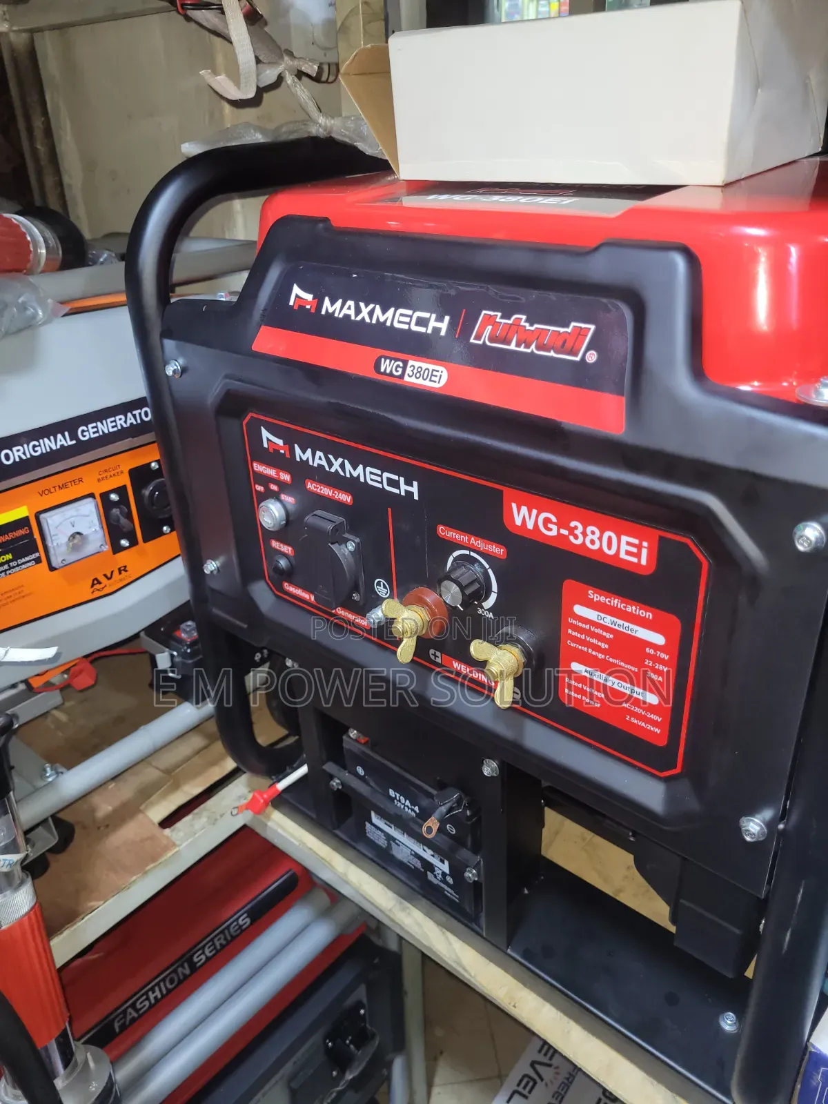 Maxmech Gasoline Welding Generator 380haps