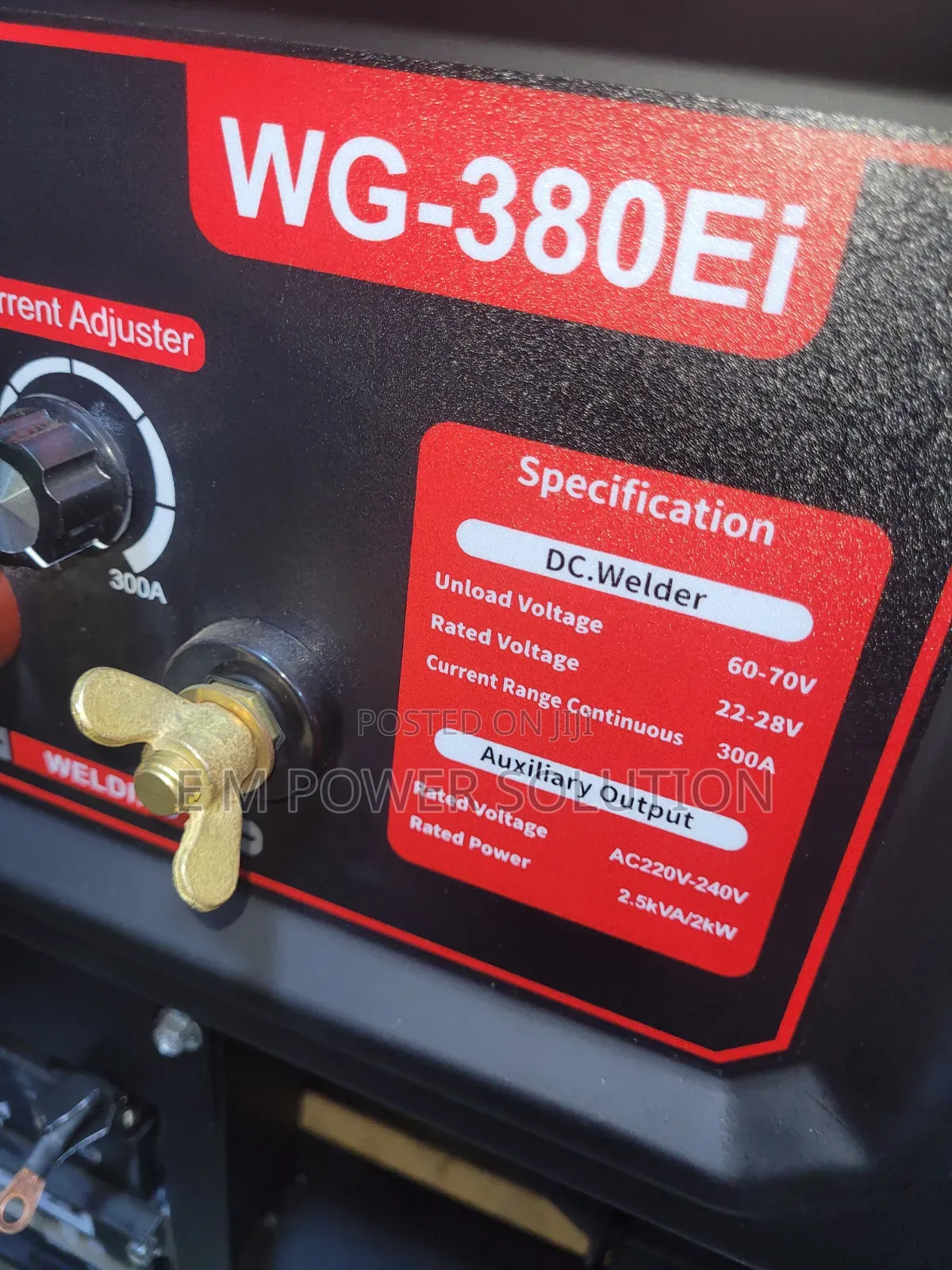 Maxmech Gasoline Welding Generator 380haps