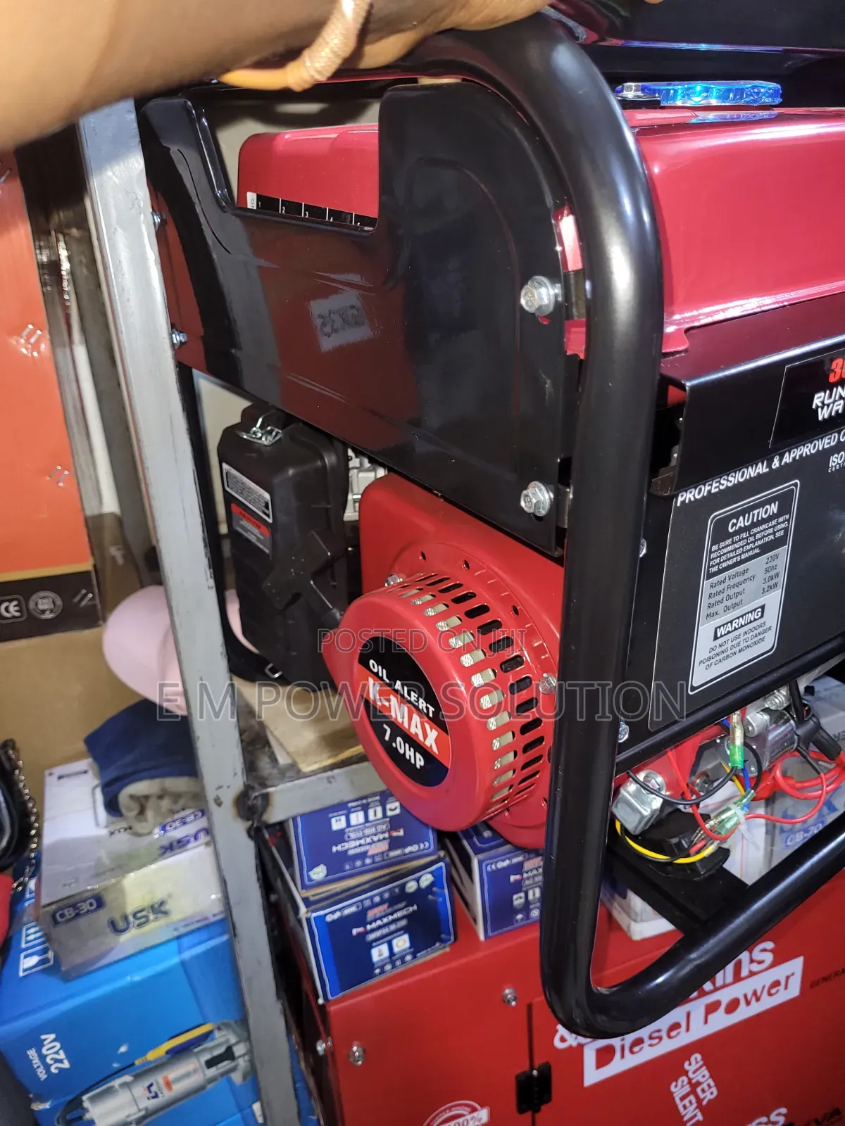 K Max Gasoline Generator Key Start and Manual