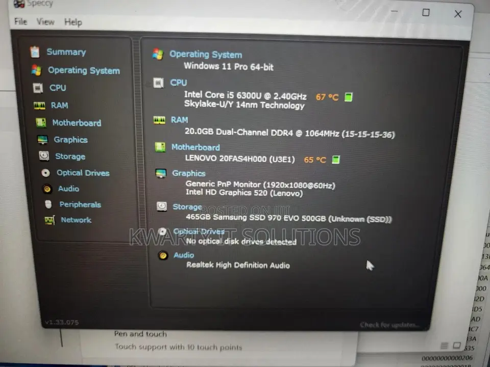 Laptop Lenovo ThinkPad T460s 8GB Intel Core i5 SSD 256GB