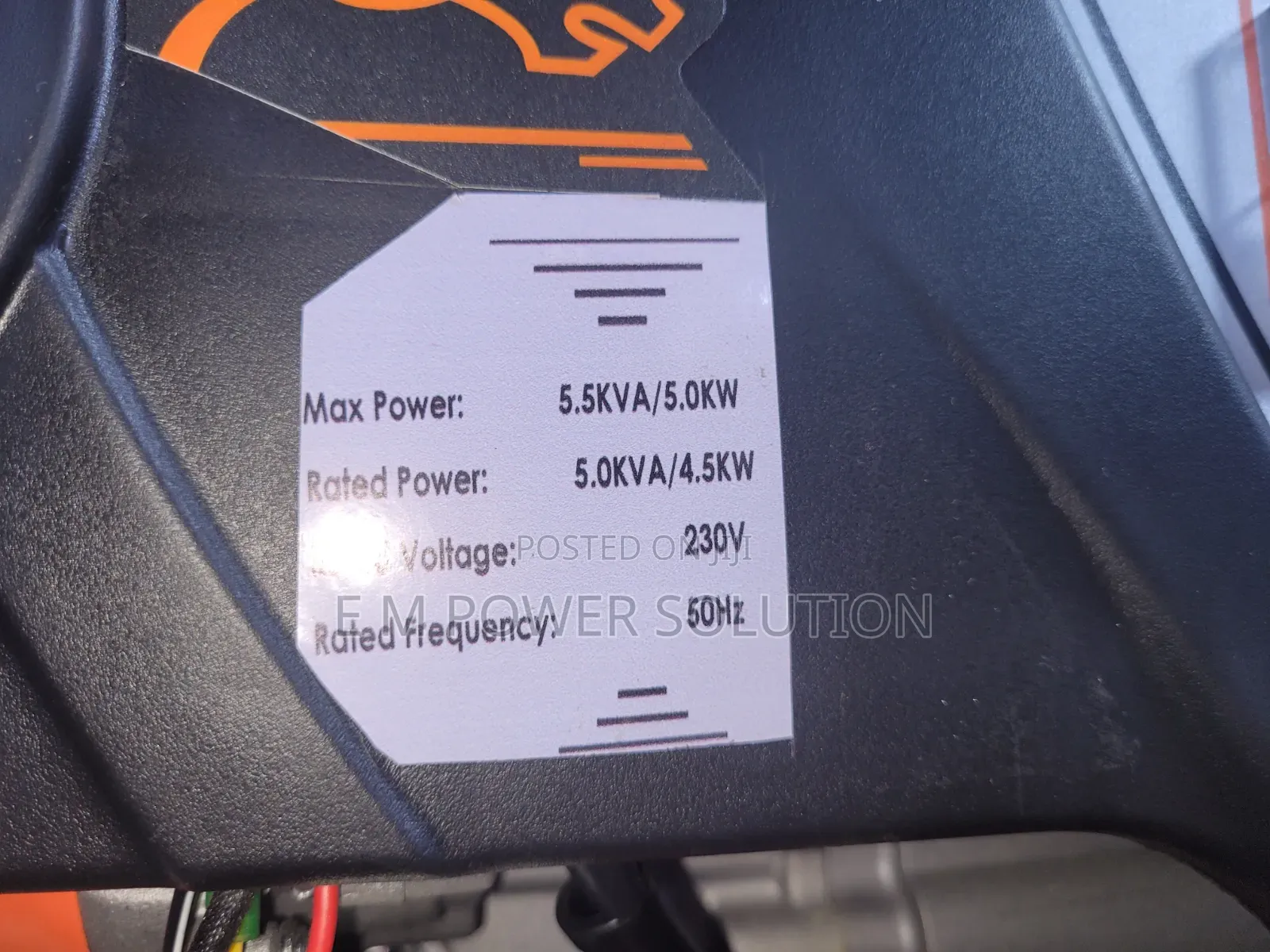 Kamage Petrol Generator Km 4800E