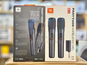 JBL Partybox Wireless Mic Rechargeable Battery Microphones