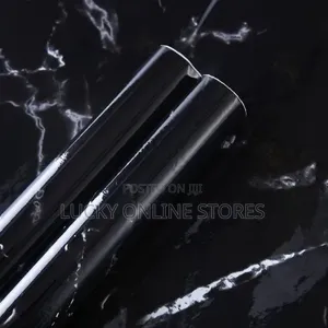 Black Marble Wallpaper Counter Top Cover