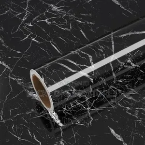 Black Marble Wallpaper Counter Top Cover