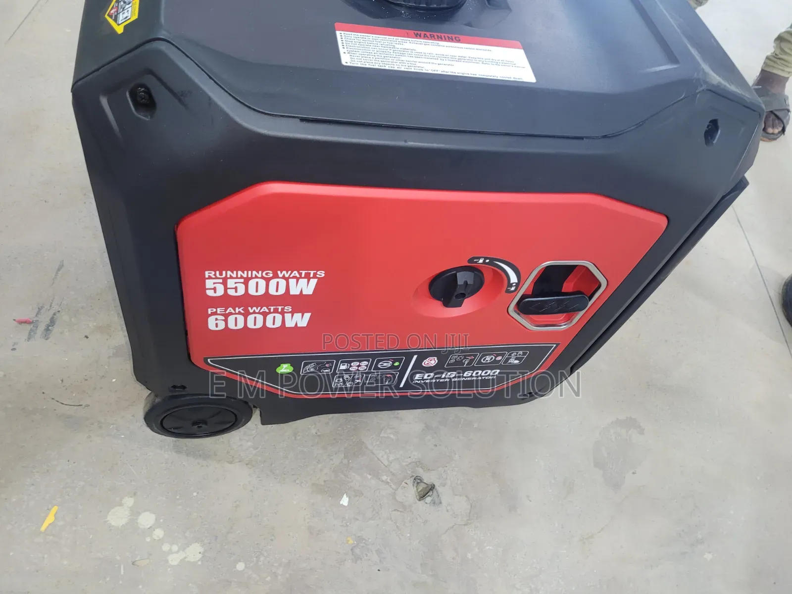 Gasoline Generator Key Start and Manual