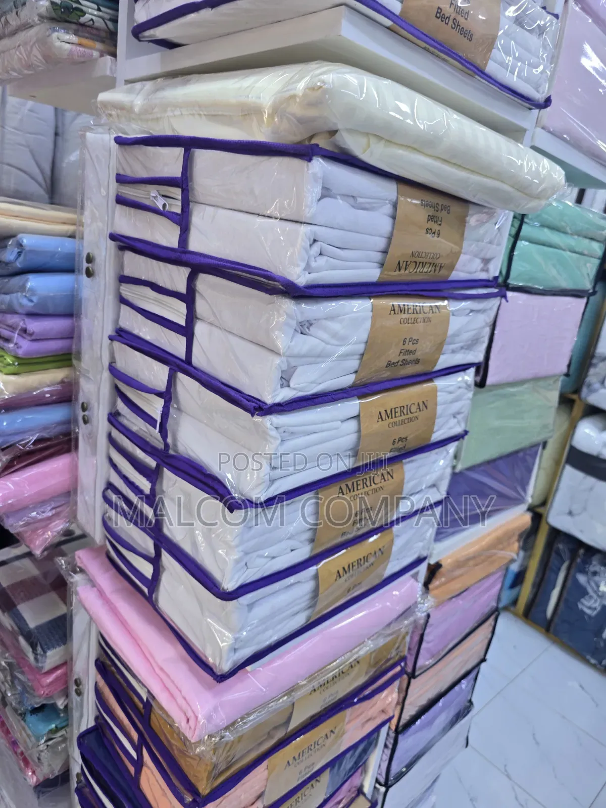 American Collection Cotton Bedsheets 6pcs.