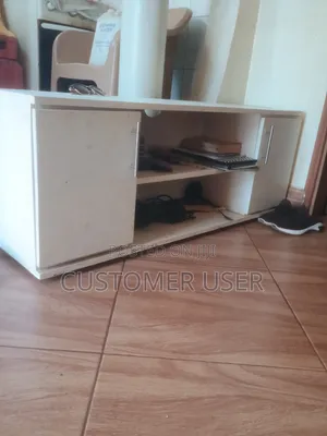 White TV Stand