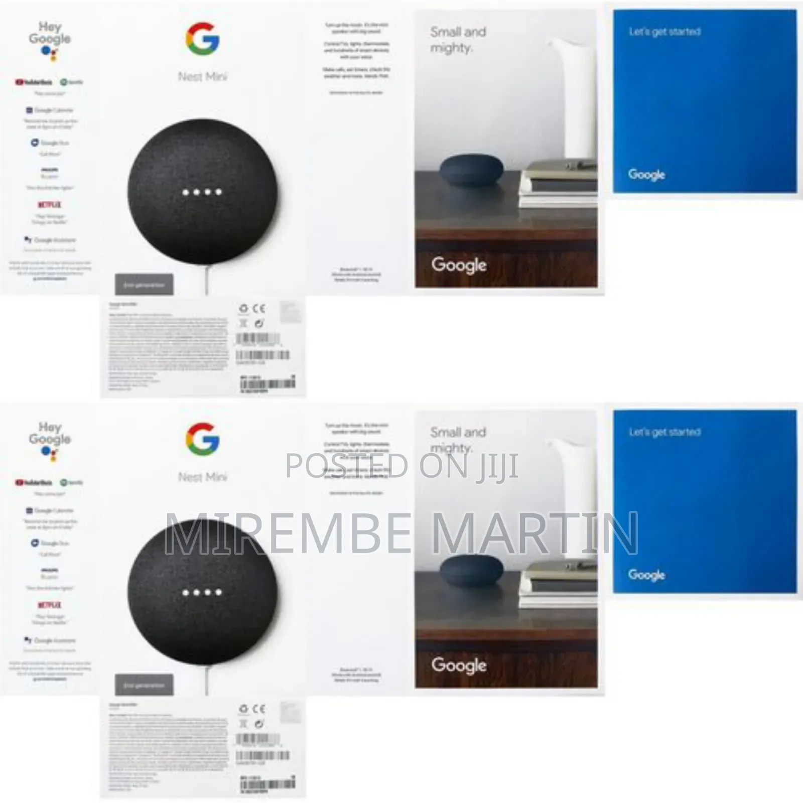 Google Nest Mini Bluetooth Speaker, Japan Model, Multi Language