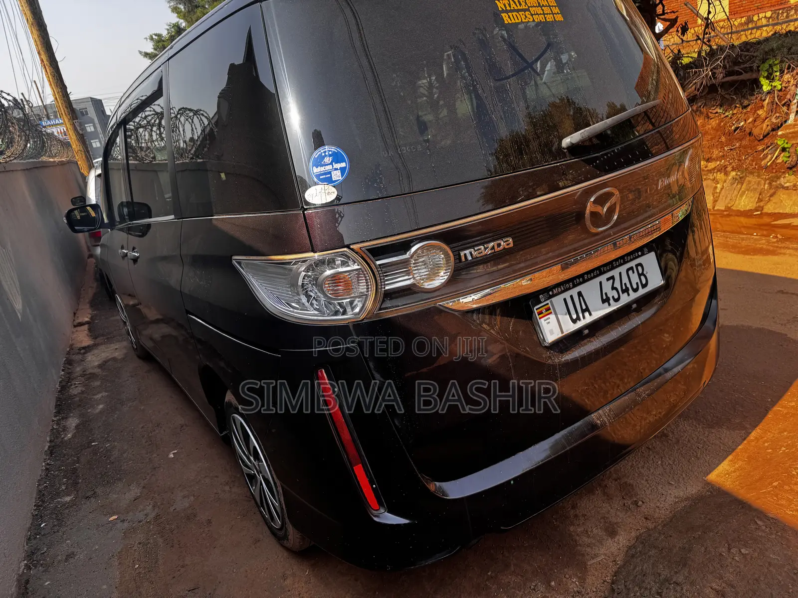 Mazda Biante 2009 Burgundy