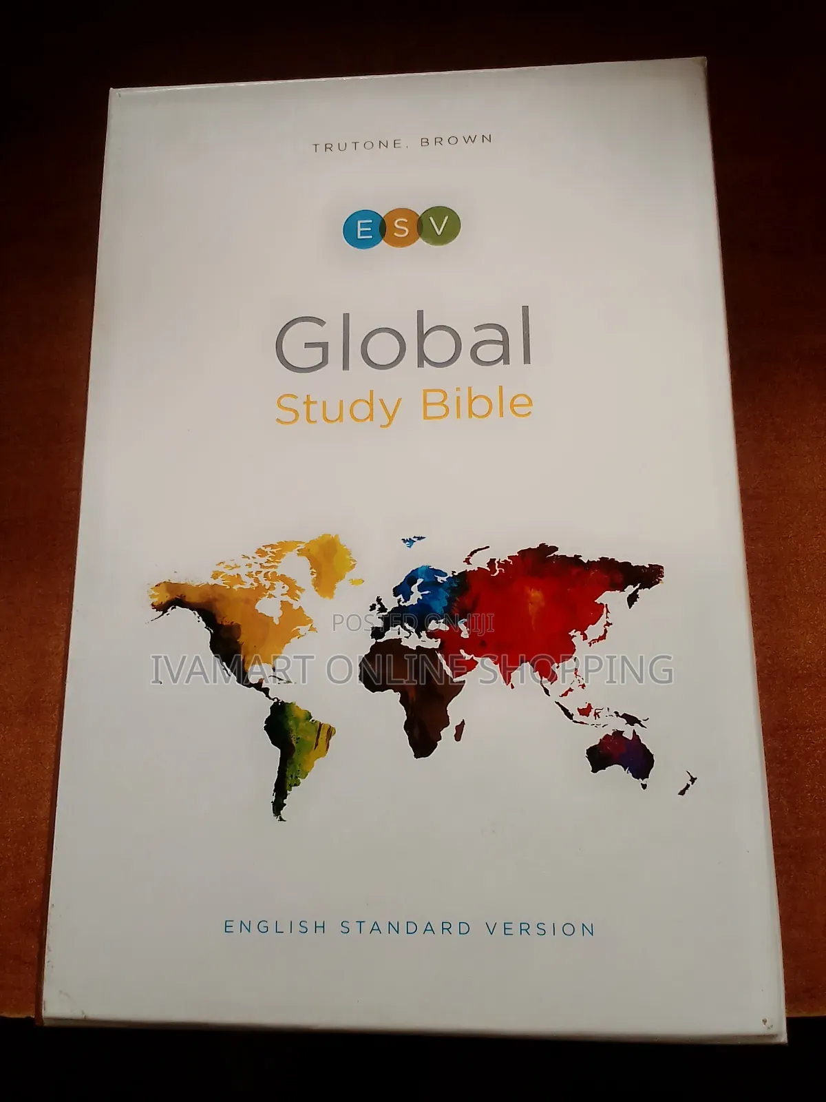ESV Global Study Bible - Brown Leather Cover
