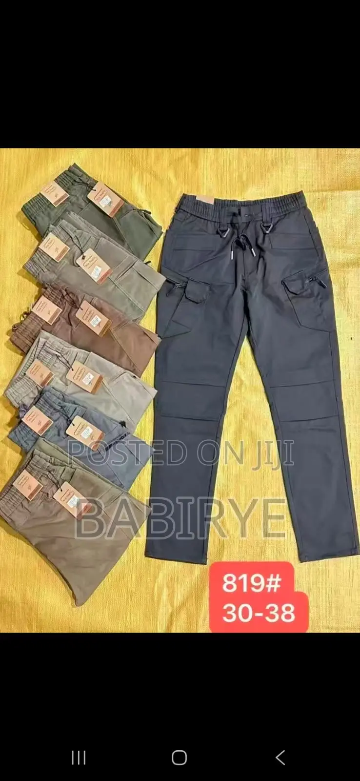 Tactical Cargo Khaki Pants