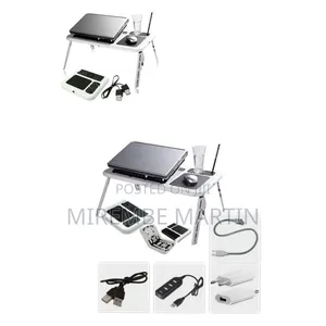 Foldable Portable Bedroom Table Desk Laptop Table Stand Organizer-