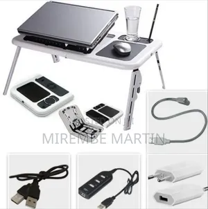 Foldable Portable Bedroom Table Desk Laptop Table Stand Organizer-