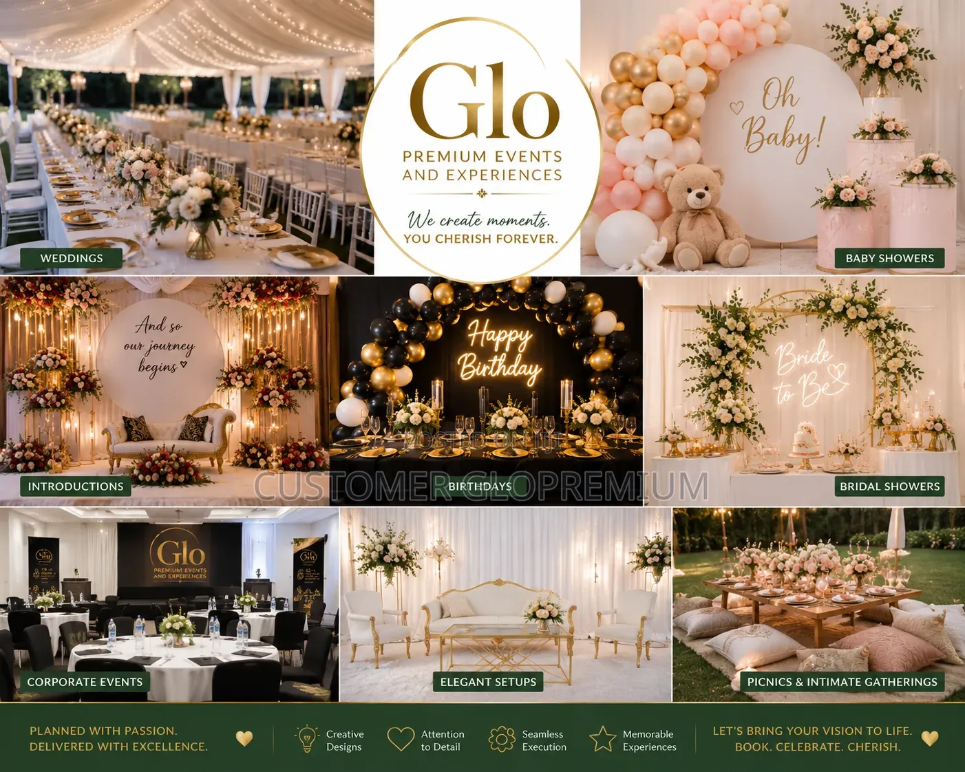 Glo Premium Events Experiences