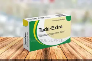 Tada-Extra 4 Tablets Tadalafil 20mg Dapoxetine 60mg Full Packet