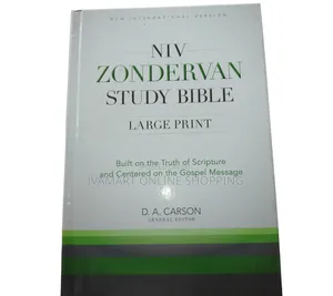 NIV ZONDERVAN Study Bible Large Print - D.A Carson