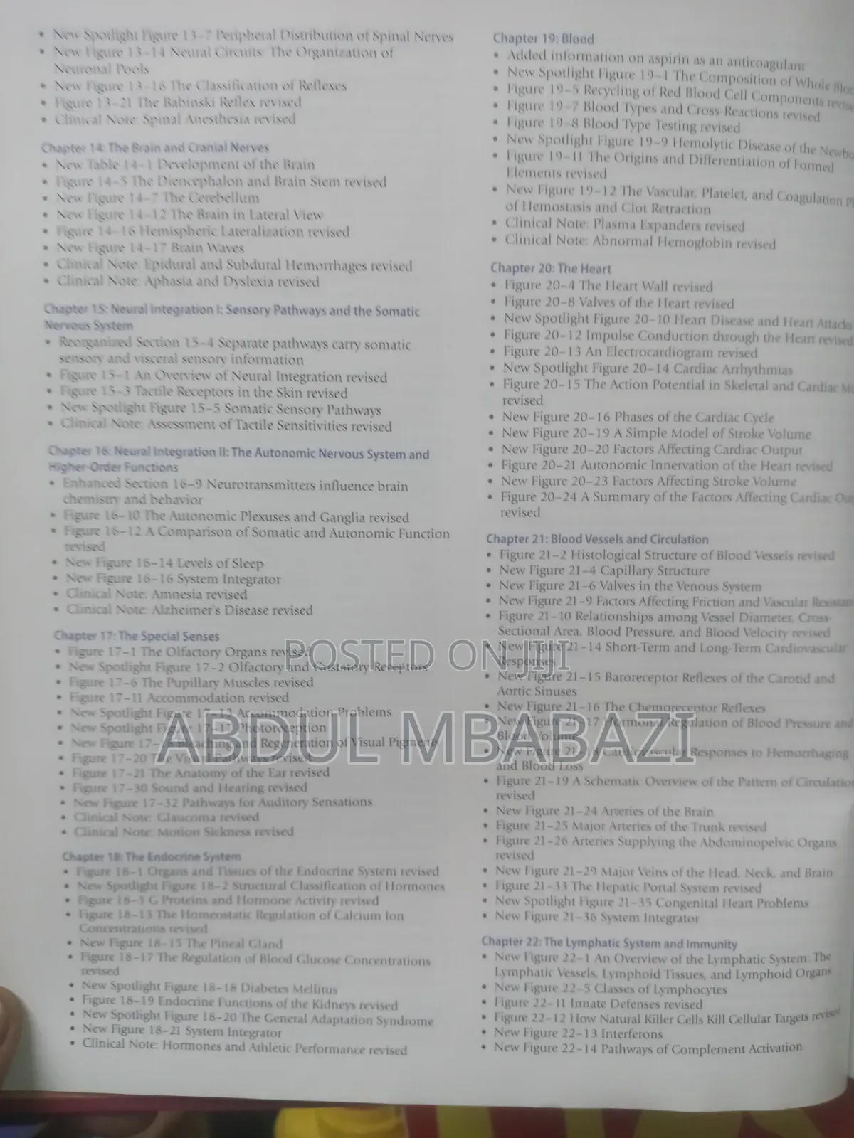Anatomy and Physiology