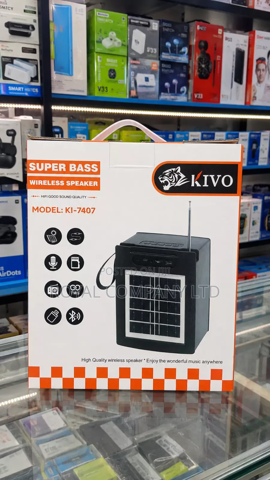 Supper Wireless Bluetooth Speaker Solar Charging
