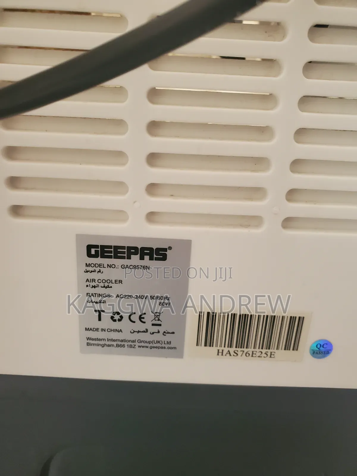 Geepas Aircooler