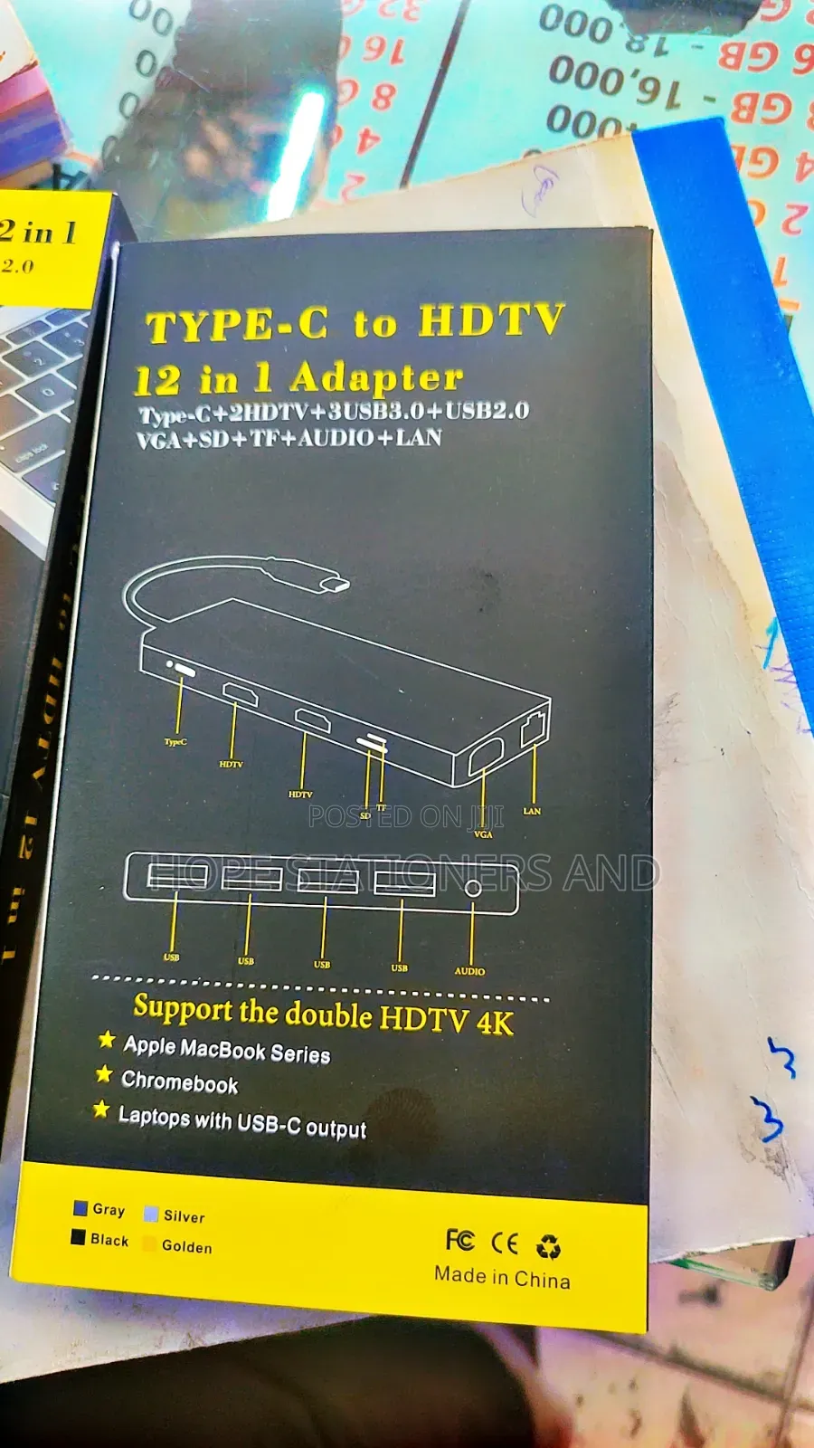 12 in 1 Type C Hub Adapter for PC