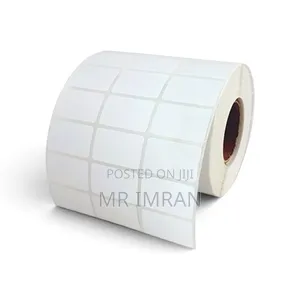 3-Row Roll of Semi-Gloss Art Paper Barcode Label Stickers 20*30mm