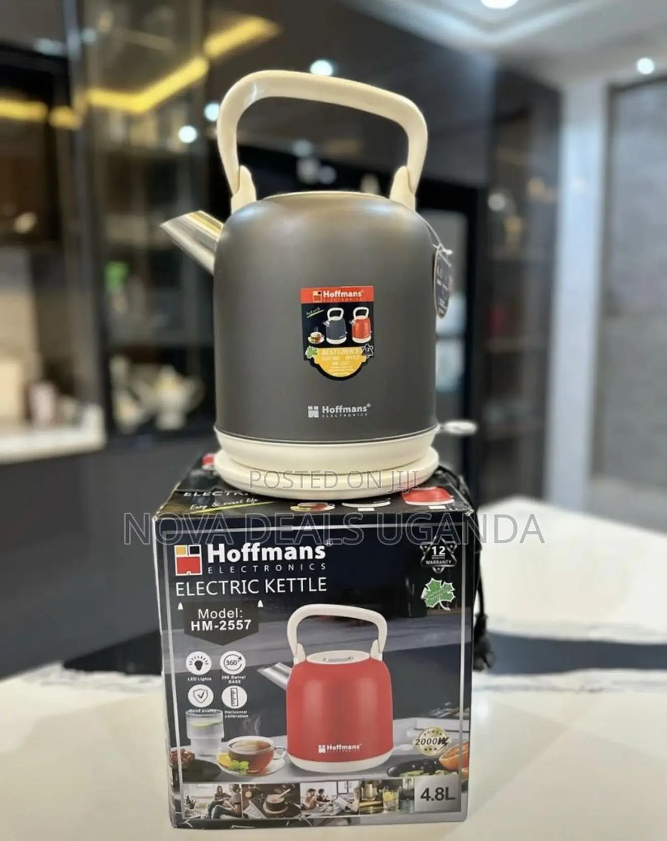 Hoffmans 4.8L Electric Kettle 2000W - HM-2557