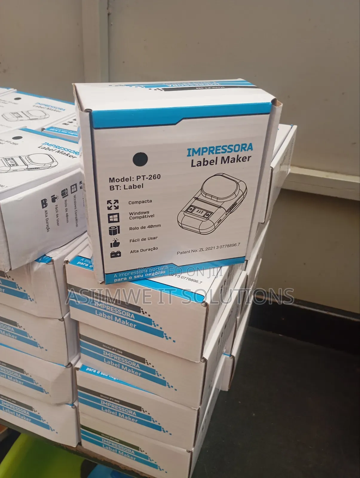 Impressora Pt-260 Bluetooth Thermal Printer
