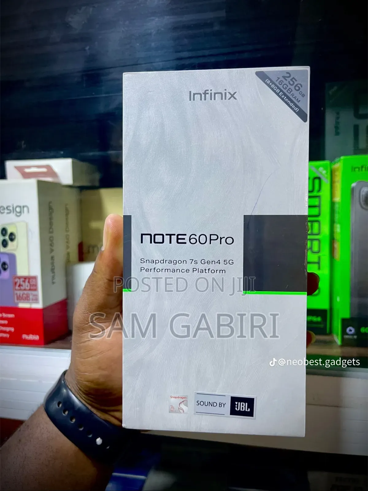 New Infinix Note 60 Pro 256 GB Black