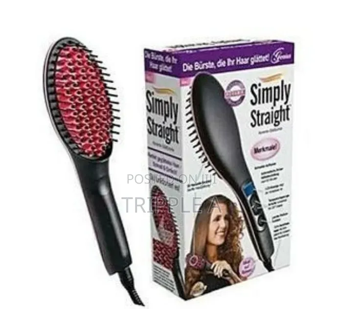 Portable Hair Straightener Brush