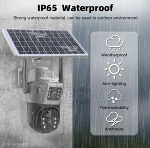 Wifi Dual Lens Solar Camera 8MP Wireless Surveillance PTZ Camera