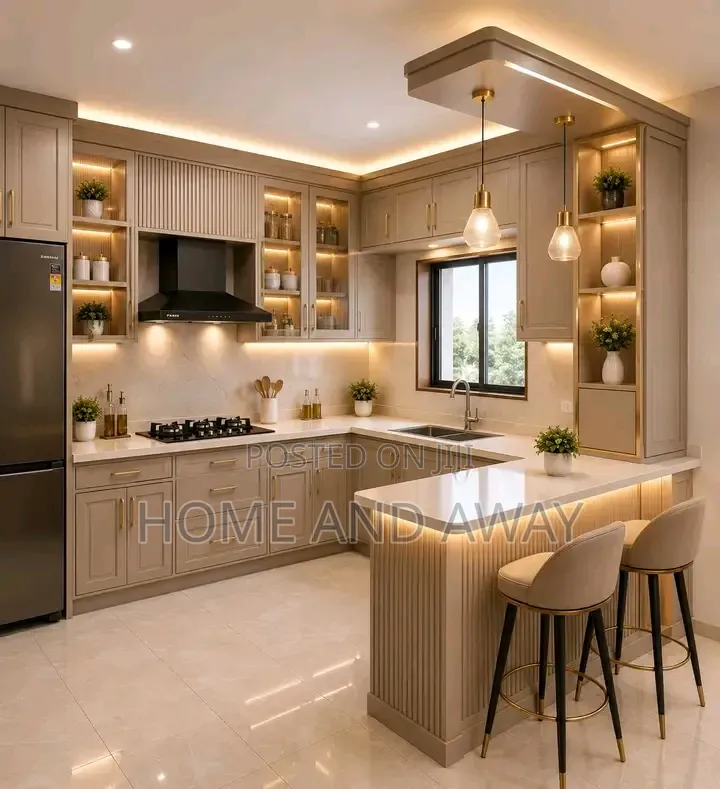 Kitchen Cabinets From 8,350,000/- Only in Any Colour or Material