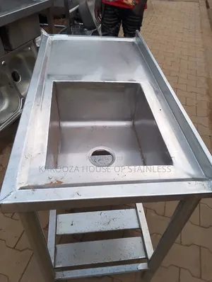 Commercial Single Sink With Trey
