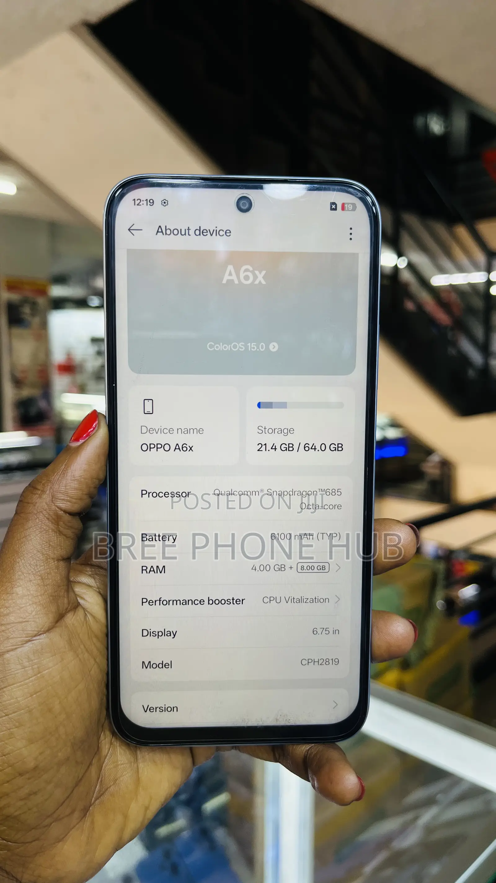 Oppo A6x 64 GB Green