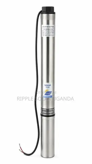 1100W Solar Borehole Water Pump 125m Deep Well Pump 72V