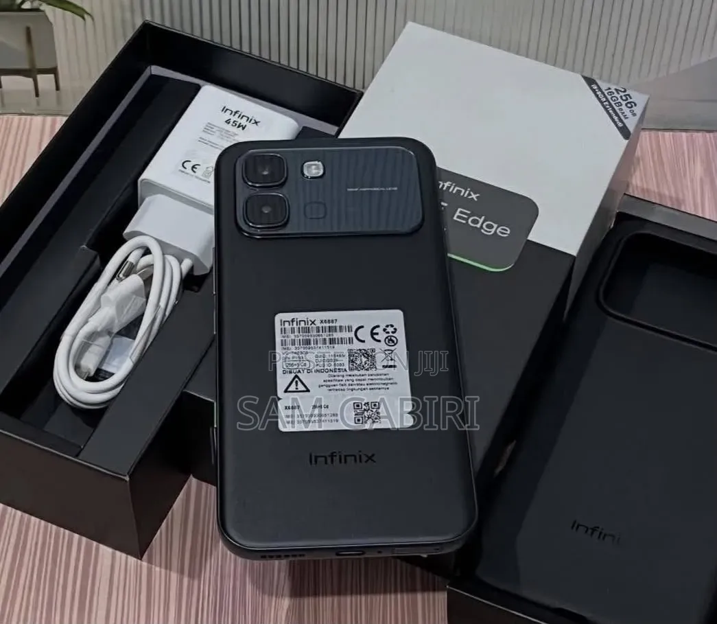 New Infinix Note Edge 256 GB Black